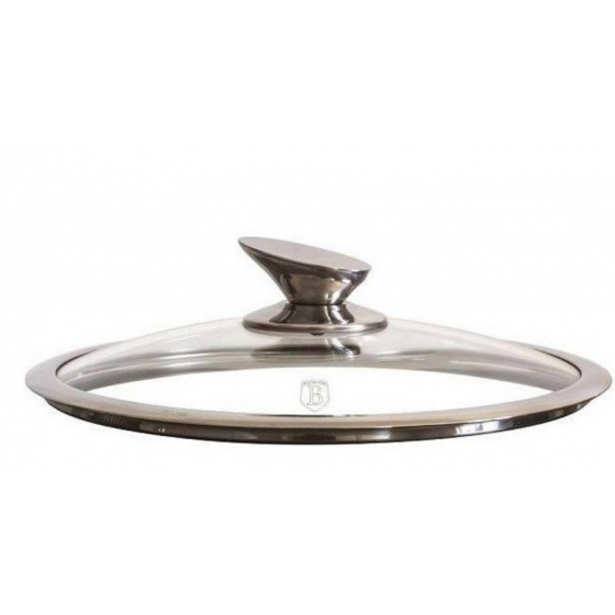 КРЫШКА СТЕКЛЯННАЯ 20 СМ BLACK SILVER COLLECTION КРЫШКА СТЕКЛЯННАЯ 20 СМ BLACK SILVER COLLECTION