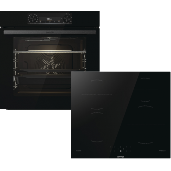 встр. компл. GORENJE Black Induction Set 2 (BOS6737E06BG + GI6401BSC)